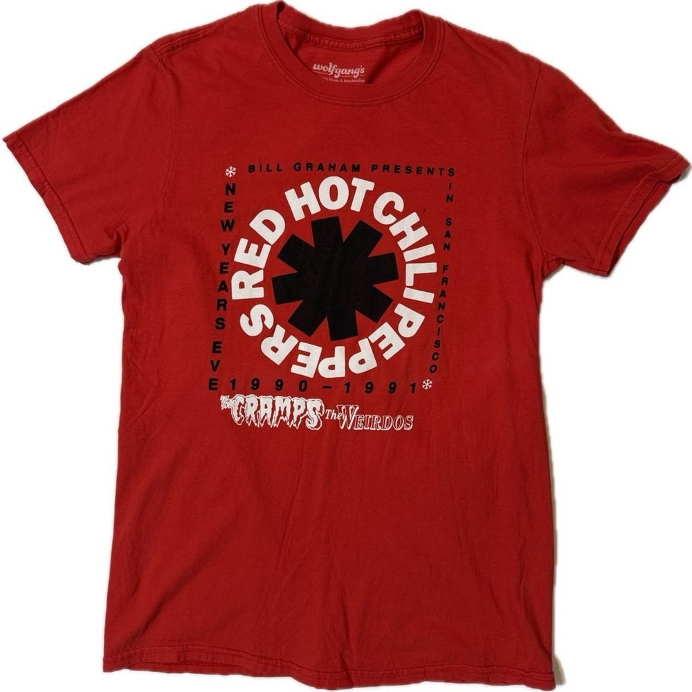 Vintage Red Hot Chili Peppers Cramps The Weirdos concert tee 1991